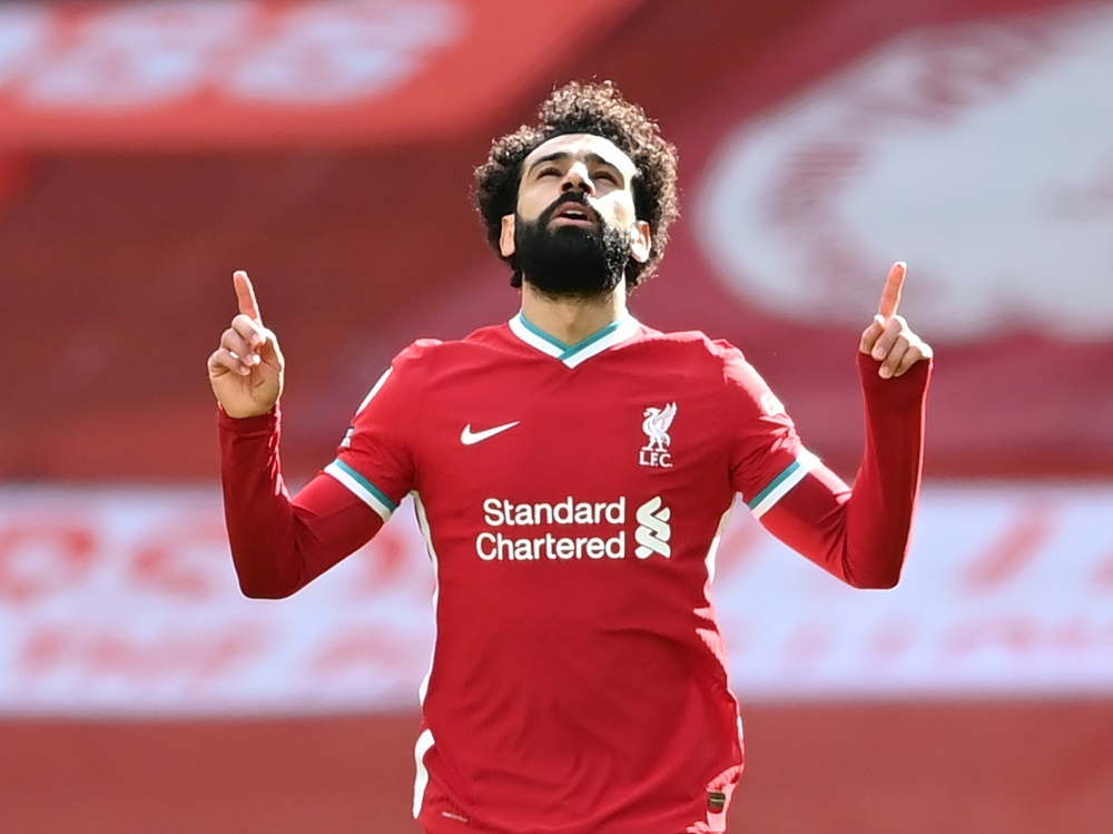 Mohamed Salah bleibt beim FC Liverpool (Foto: AFP/POOL/SID/Laurence Griffiths)
