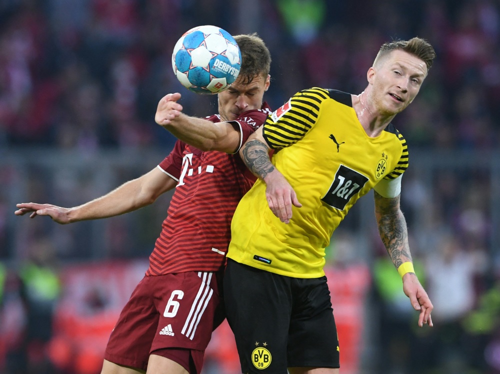 FC Bayern oder Borussia Dortmund? Ex-Weltmeister Jürgen Kohler sieht den BVB als Favorit. (Foto: AFP/SID/CHRISTOF STACHE)