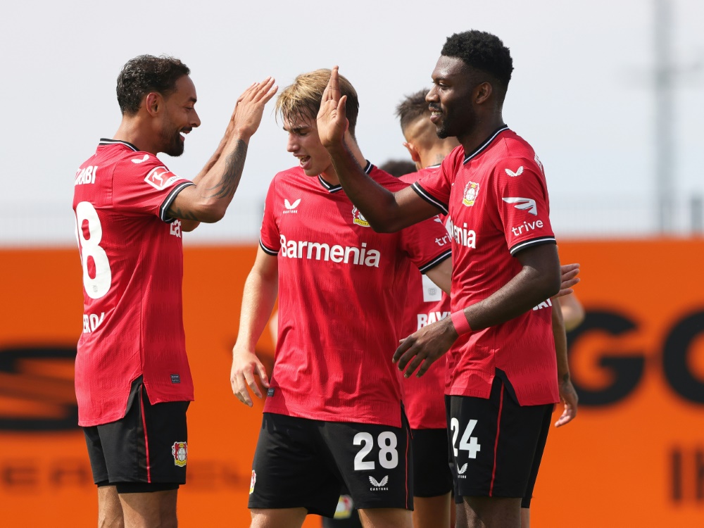 Bayer Leverkusen bezwingt den MSV Duisburg 6:1 (Foto: FIRO/FIRO/SID)
