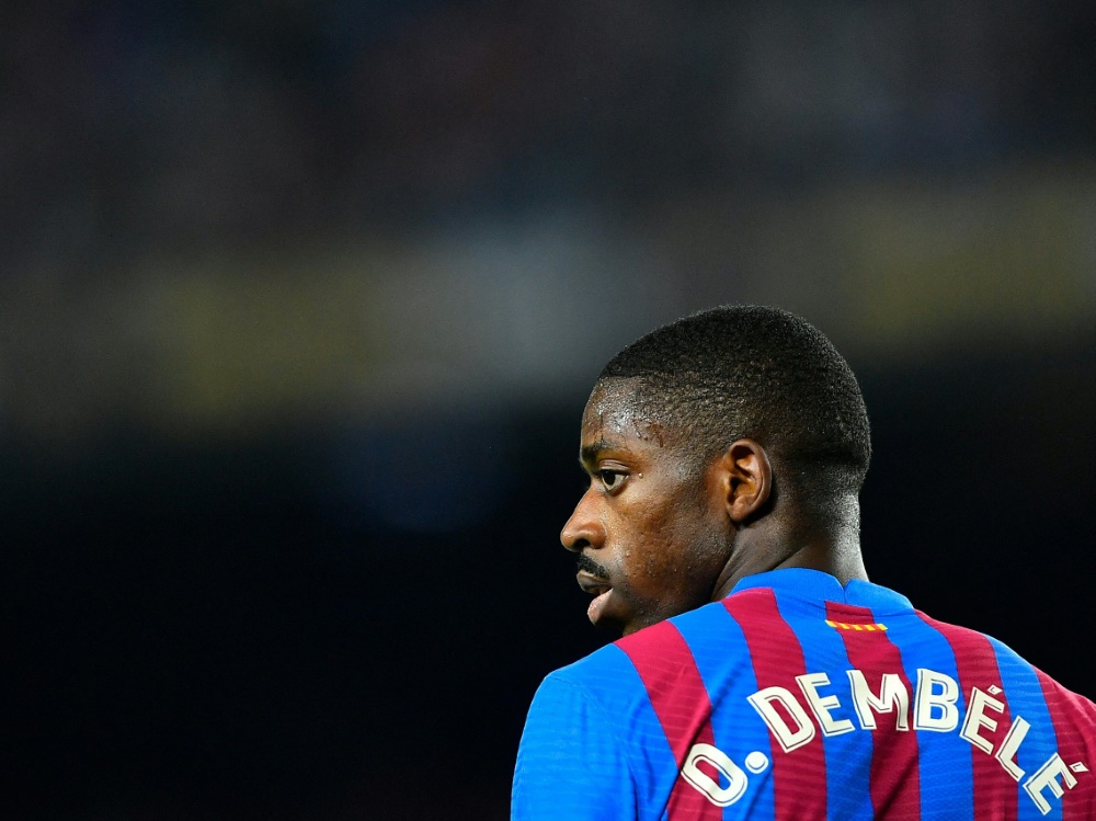 Barca verlängert mit Ousmane Dembele (Foto: AFP/SID/PAU BARRENA)