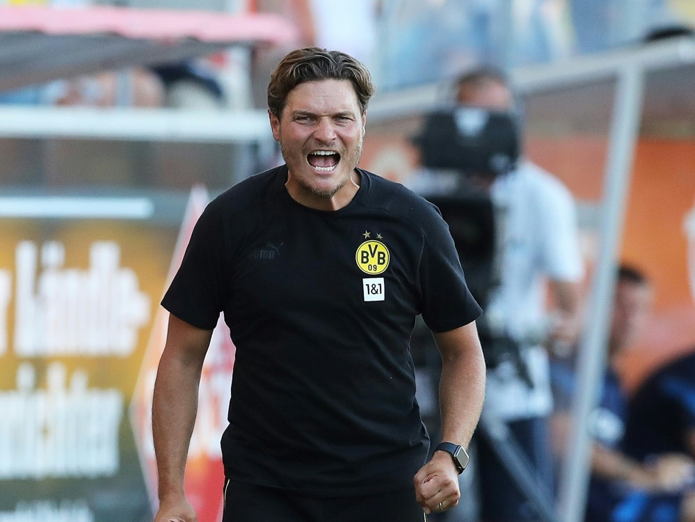 Pleite für Borussia Dortmund und Trainer Terzic (Foto: FIRO/FIRO/SID)