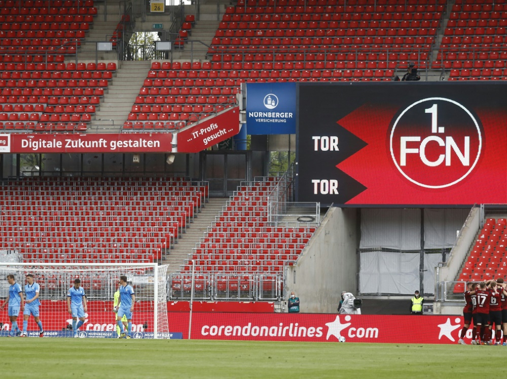 DFB-Pokal: Nürnberg verhindert Erstrunden-Aus (Foto: AFP/SID/KAI PFAFFENBACH)