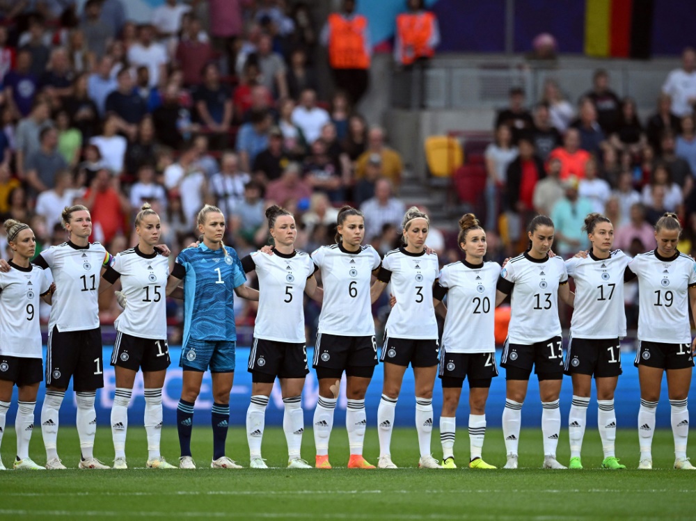 Deutschland spielt um den Einzug in das EM-Finale (Foto: AFP/SID/JUSTIN TALLIS)