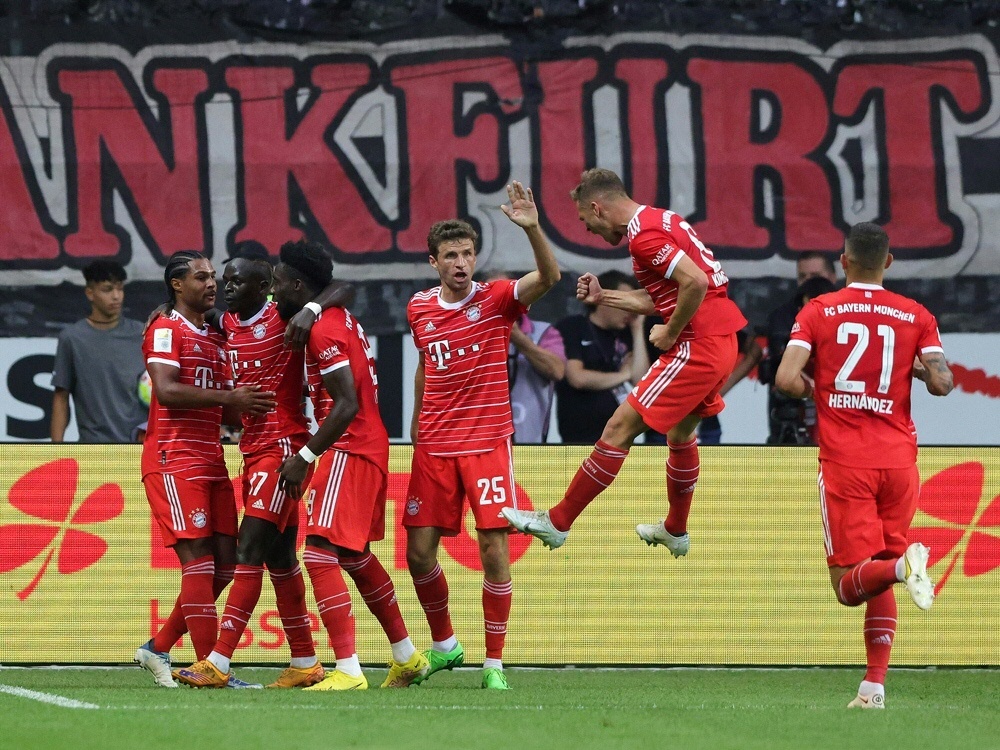 Spielfreudige Bayern zerlegen Eintracht Frankfurt (Foto: FIRO/FIRO/SID)