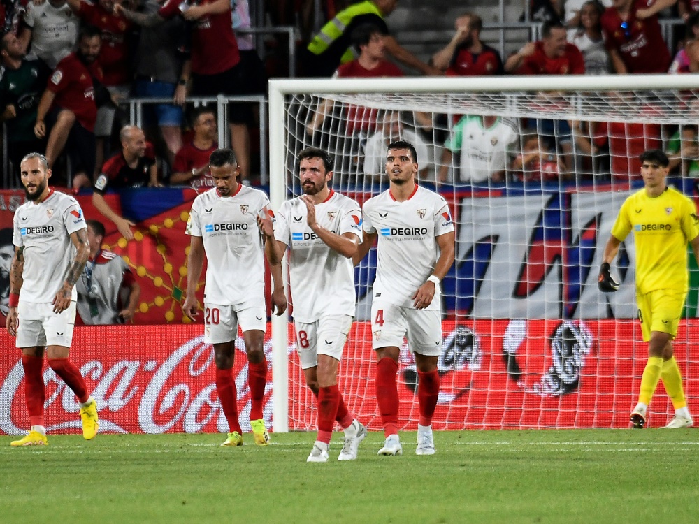 Niederlage zum Saisonstart für den FC Sevilla (Foto: AFP/SID/ANDER GILLENEA)