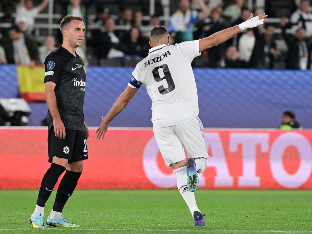 Real Madrid gewinnt gegen Frankfurt mit 2:0 (Foto: AFP/SID/JAVIER SORIANO)
