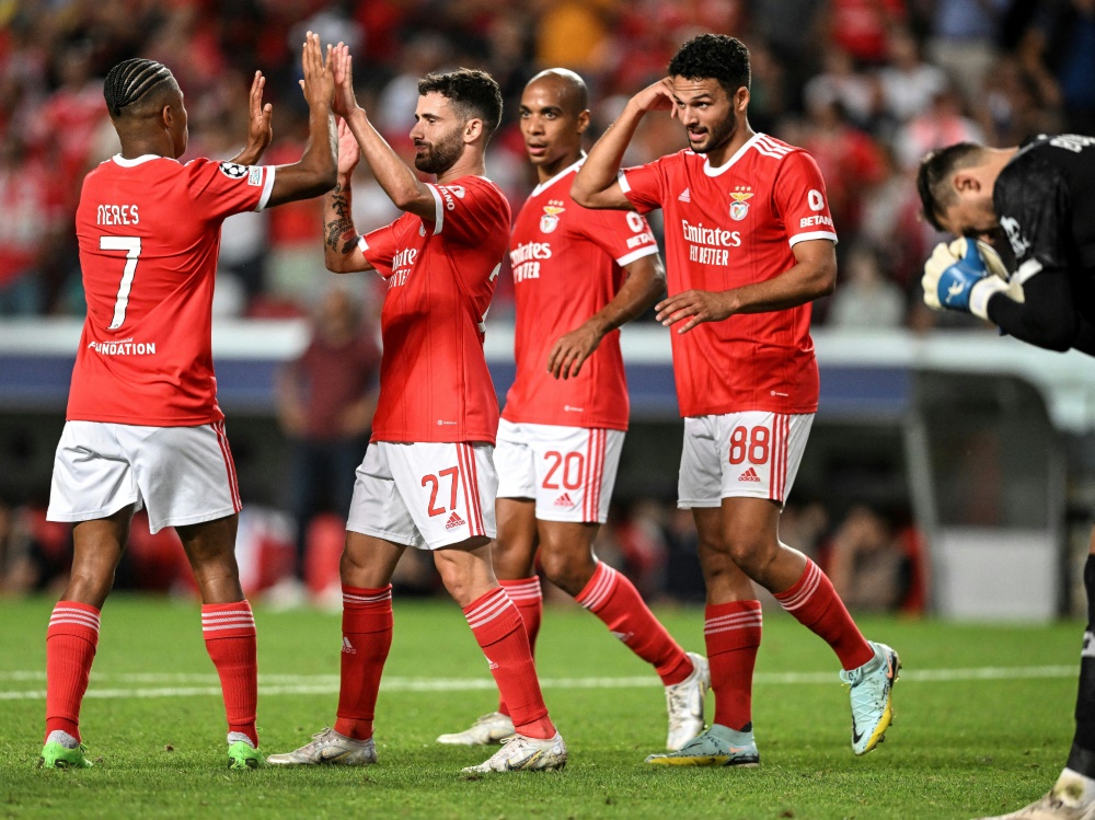 Benfica zieht locker in die Gruppenphase ein (Foto: AFP/SID/PATRICIA DE MELO MOREIRA)