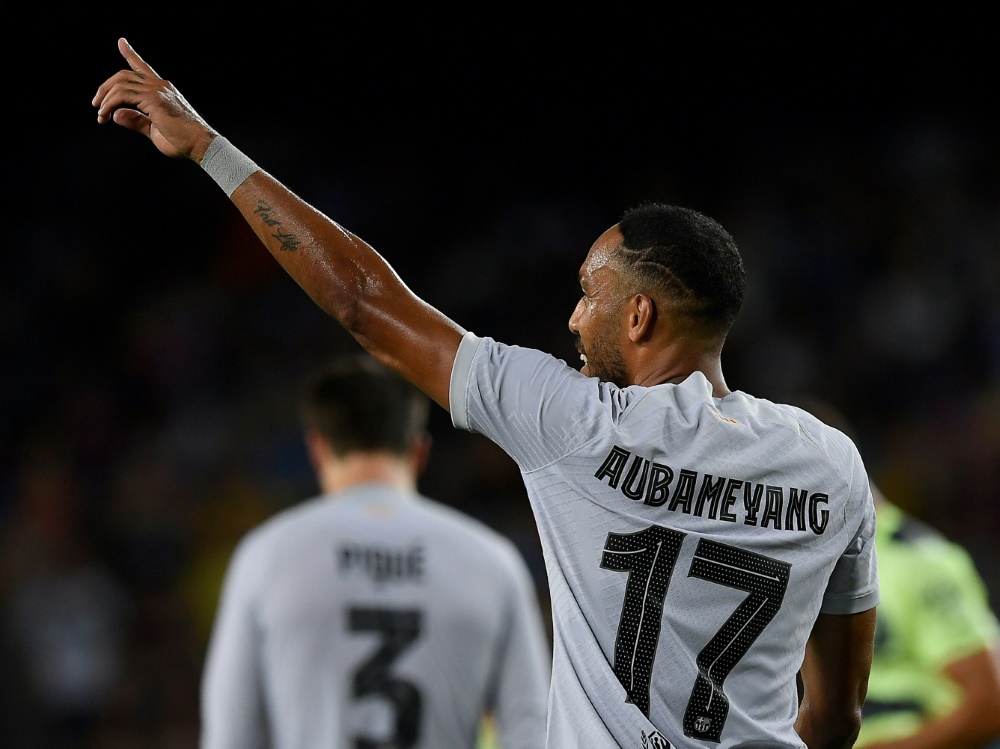 Aubameyang spielt künftig für Chelsea (Foto: AFP/SID/Josep LAGO)