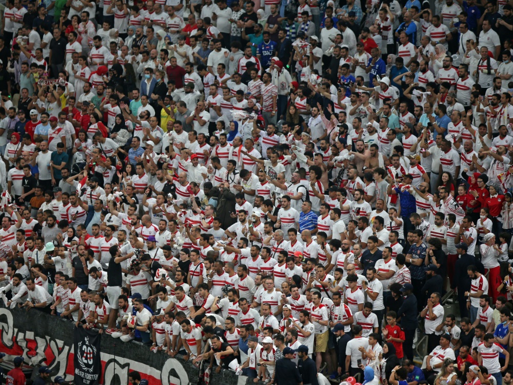 80.000 Fans passen in das WM-Finalstadion (Foto: AFP/SID/MUSTAFA ABUMUNES)