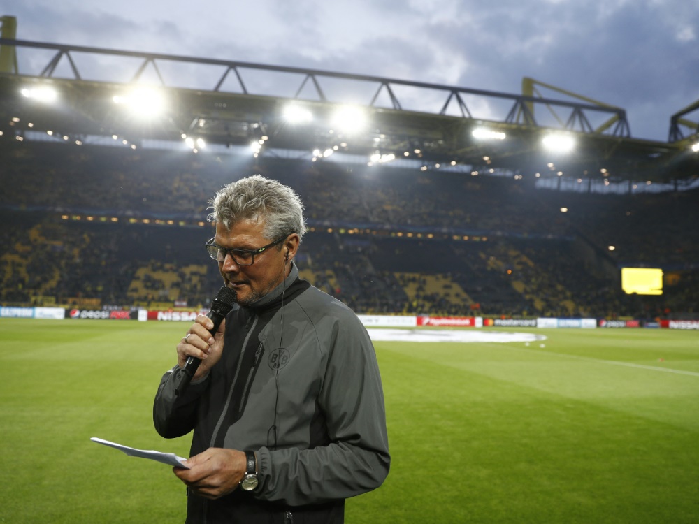 BVB-Stadionsprecher Dickel fehlt gegen Kopenhagen (Foto: AFP/SID/ODD ANDERSEN)
