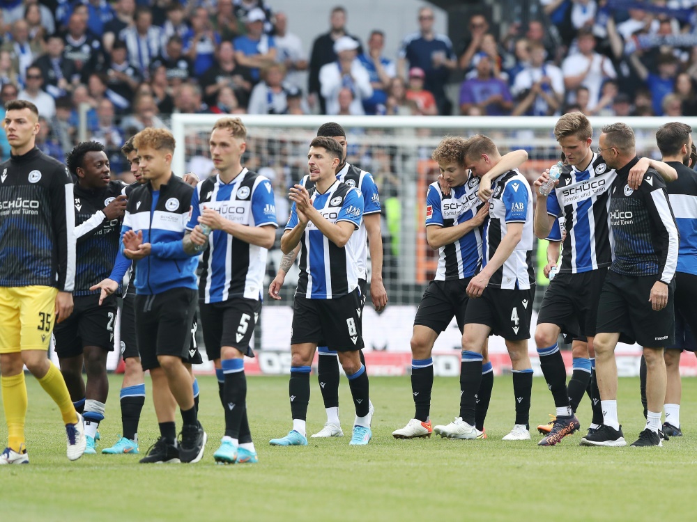 Arminia Bielefeld holt den zweiten Saisonsieg (Foto: FIRO/FIRO/SID)