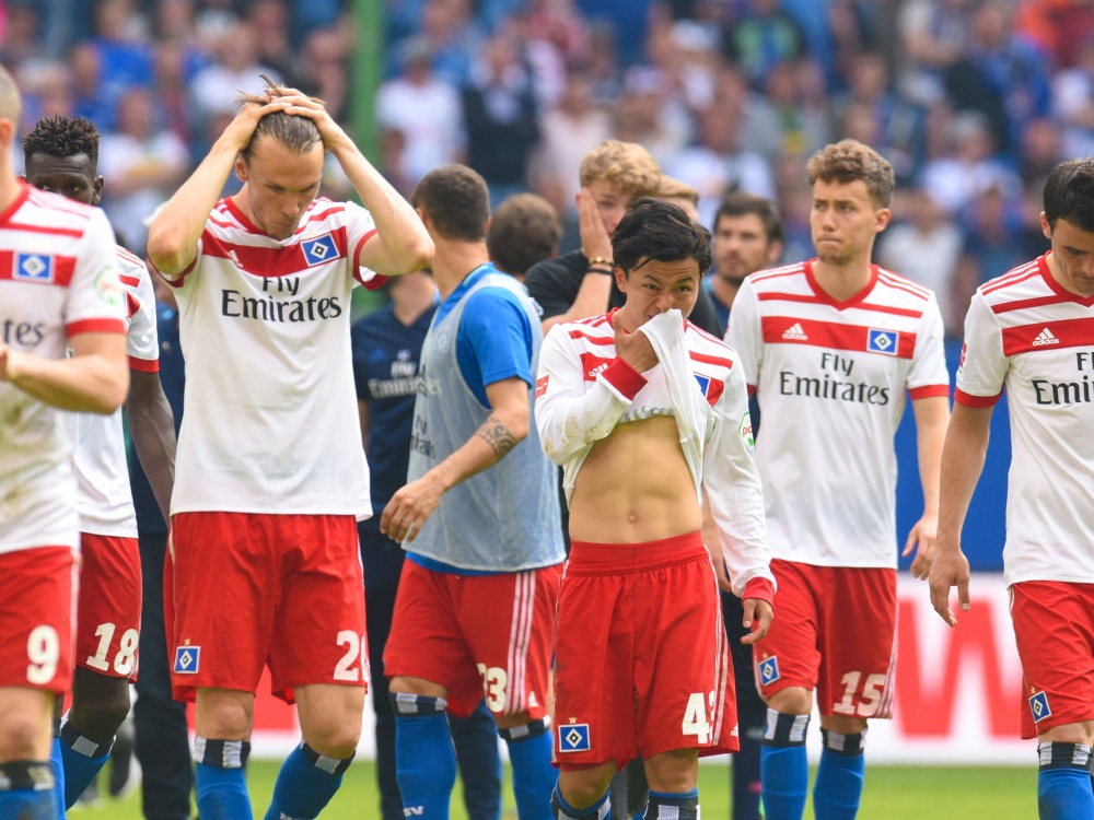 Der HSV sichert sich die Tabellenführung in der 2. Liga (Foto: AFP/SID/PATRIK STOLLARZ)