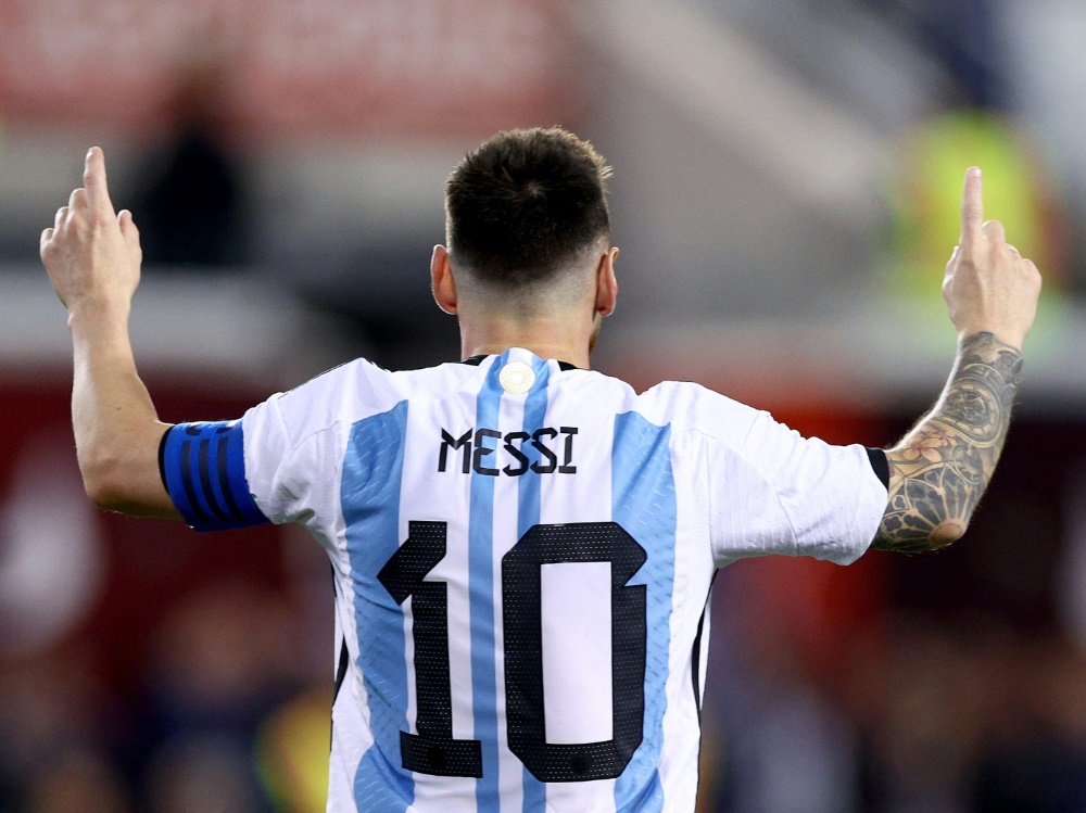 100 Siege für Argentinien: Lionel Messi (Foto: AFP/GETTYIMAGES/SID/ELSA)