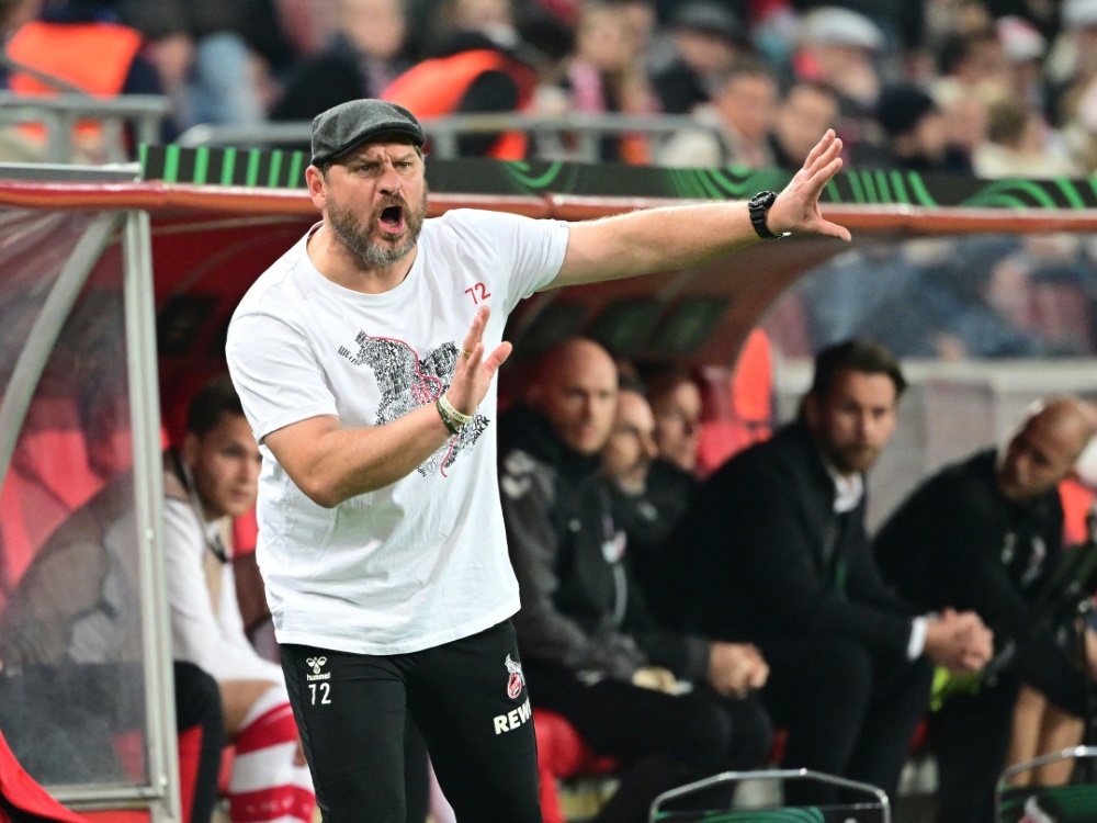 Für Steffen Baumgart und den 1. FC Köln läuft es derzeit nicht rund (Foto: AFP/SID/INA FASSBENDER)