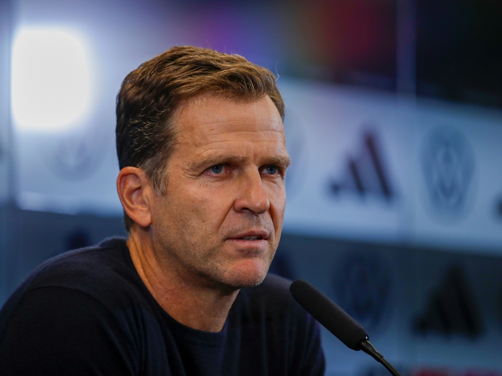 Bierhoff möchte WM-Kontroverse von Mannschaft fernhalten (Foto: FIRO/FIRO/SID)