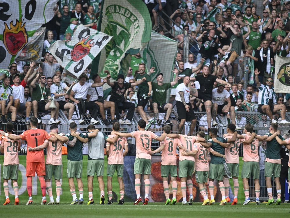 DFB-Sportgericht reduziert Geldstrafe für Werder Bremen (Foto: AFP/SID/SASCHA SCHUERMANN)