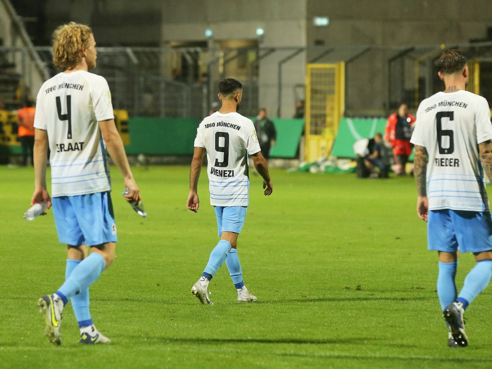 1860 München kassiert die dritte Niederlage in Folge (Foto: FIRO/FIRO/SID)