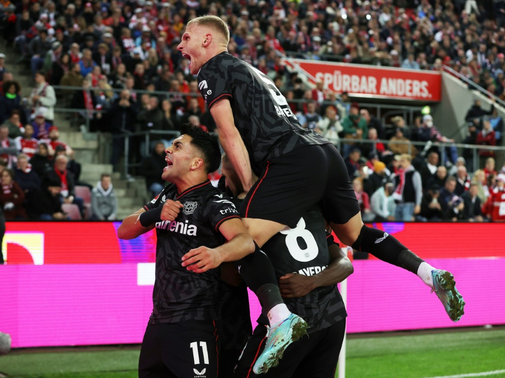 Bayer Leverkusen dreht das Spiel in Köln und gewinnt (Foto: FIRO/FIRO/SID)