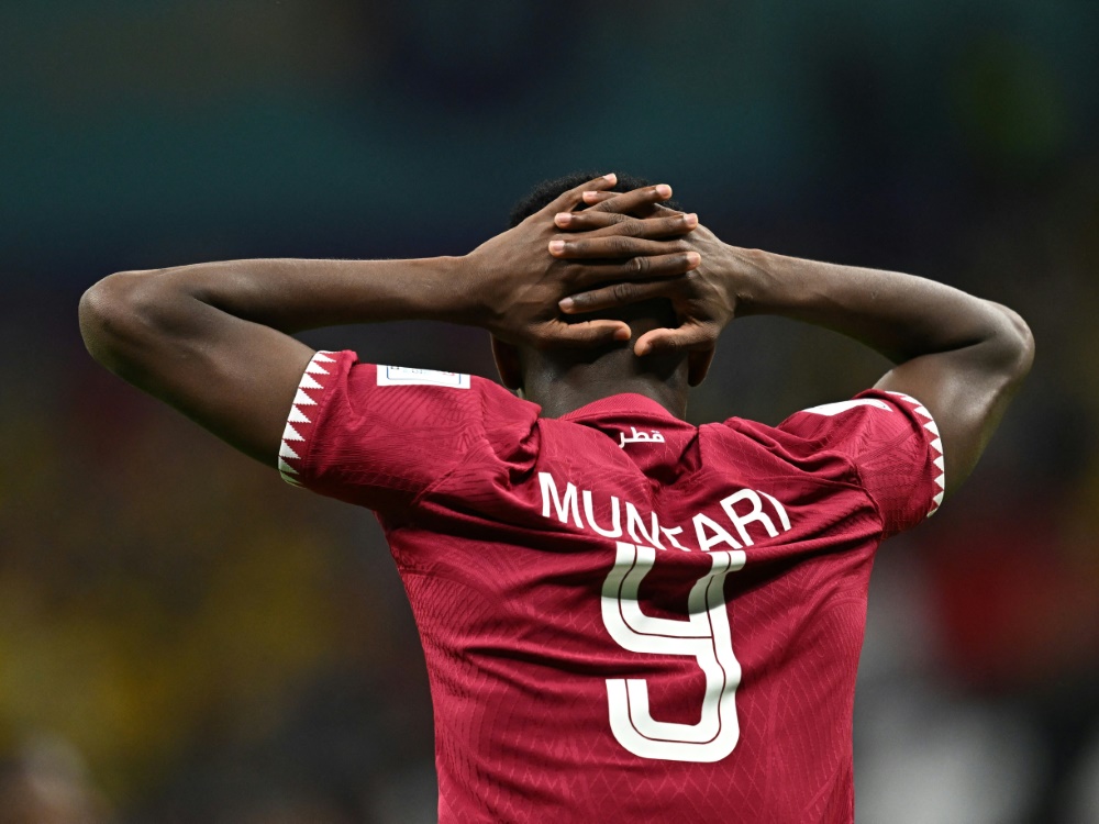 Katar verliert als erster Gastgeber ein WM-Auftaktspiel (Foto: AFP/SID/MANAN VATSYAYANA)