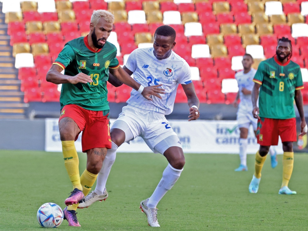 Kameruns Stürmer Choupo-Moting im Spiel gegen Panama (Foto: AFP/SID/KARIM SAHIB)