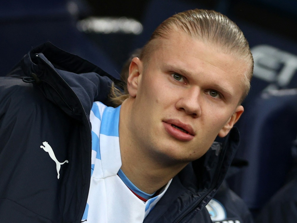 Haaland wechselte im Sommer vom BVB zu Manchester City (Foto: AFP/SID/ADRIAN DENNIS)