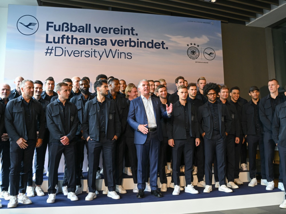 DFB-Team bei Wettanbieter Favorit (Foto: AFP/POOL/SID/ARNE DEDERT)