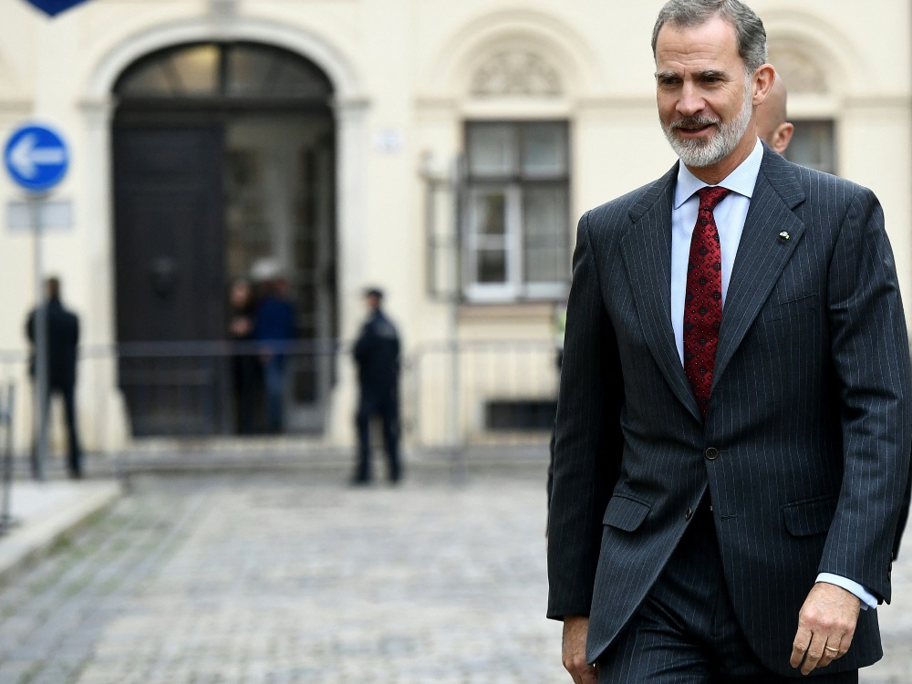 WM-Besuch von König Felipe VI wird kritisch beäugt (Foto: AFP/SID/DENIS LOVROVIC)