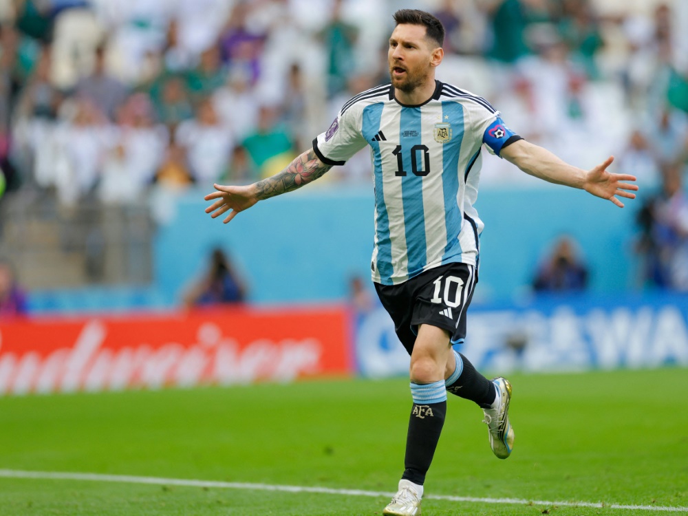 Messi trifft auch gegen Saudi-Arabien (Foto: AFP/SID/ODD ANDERSEN)