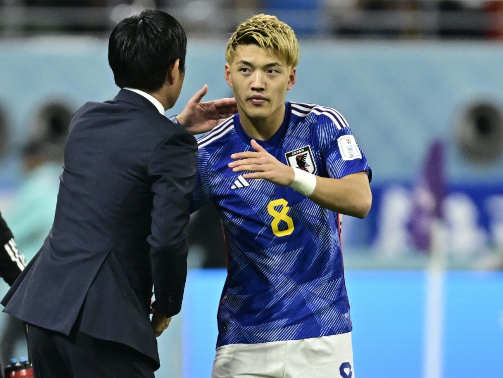 Ritsu Doan traf bei der WM für Japan schon zweimal (Foto: AFP/SID/JAVIER SORIANO)