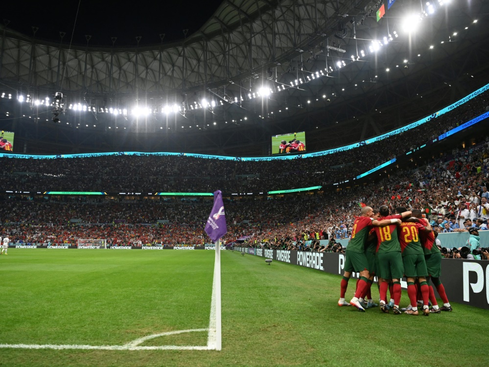 Bruno Fernandes wurde zum Matchwinner für Portugal (Foto: AFP/SID/KIRILL KUDRYAVTSEV)