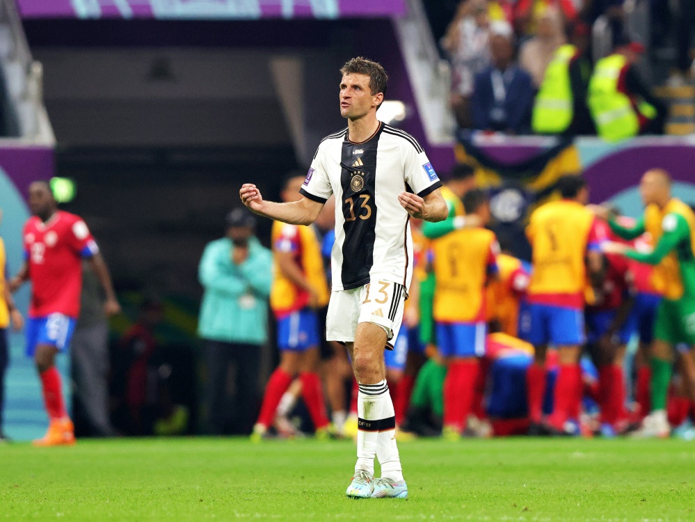 Müller konnte bei der WM in Katar kaum Akzente setzen (Foto: FIRO/FIRO/SID)
