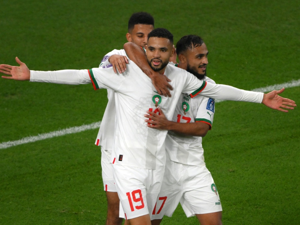 Marokko und der Traum vom WM-Pokal (Foto: AFP/SID/PAUL ELLIS)