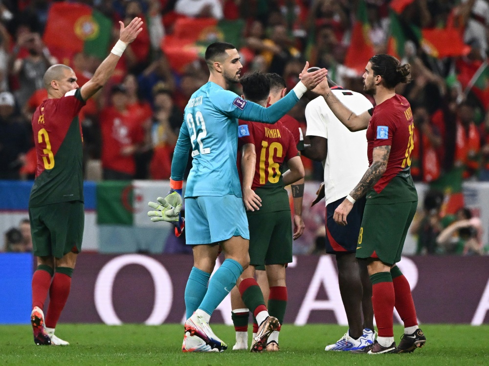 Portugal ließ der Schweiz im Achtelfinale keine Chance (Foto: AFP/SID/FABRICE COFFRINI)