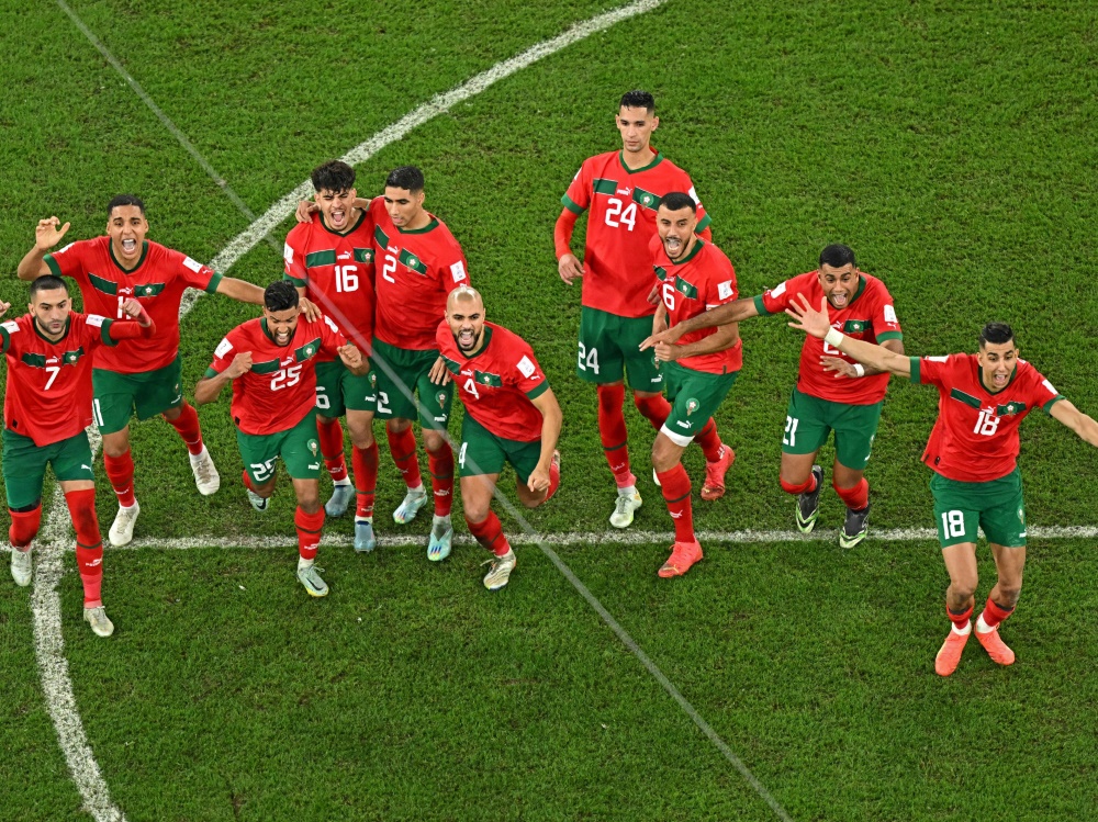 Marokko behält gegen Spanien die Nerven vom Punkt (Foto: AFP/SID/MANAN VATSYAYANA)