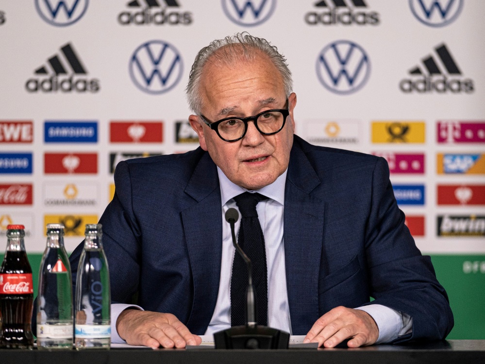 Keller trat im Mai 2021 als DFB-Präsident zurück (Foto: FIRO/FIRO/SID)