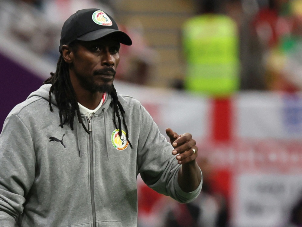 Senegals Trainer Aliou Cisse (Foto: AFP/SID/JACK GUEZ)