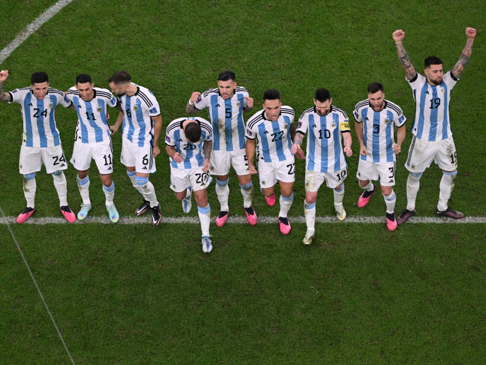 Argentinien ist im Halbfinale gegen Kroatien Favorit (Foto: AFP/SID/KIRILL KUDRYAVTSEV)