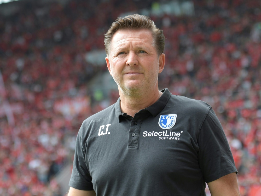 Bleibt Trainer beim 1. FC Magdeburg: Christian Titz (Foto: FIRO/FIRO/SID)