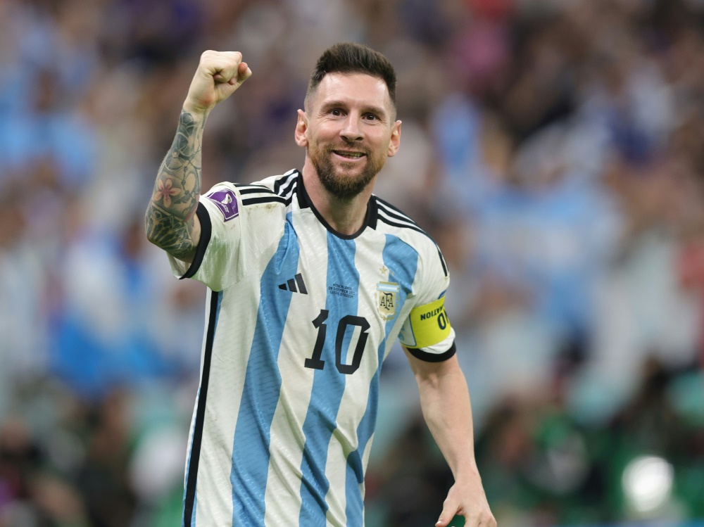 26. WM-Spiel: Messi schreibt erneut Geschichte (Foto: FIRO/FIRO/SID)