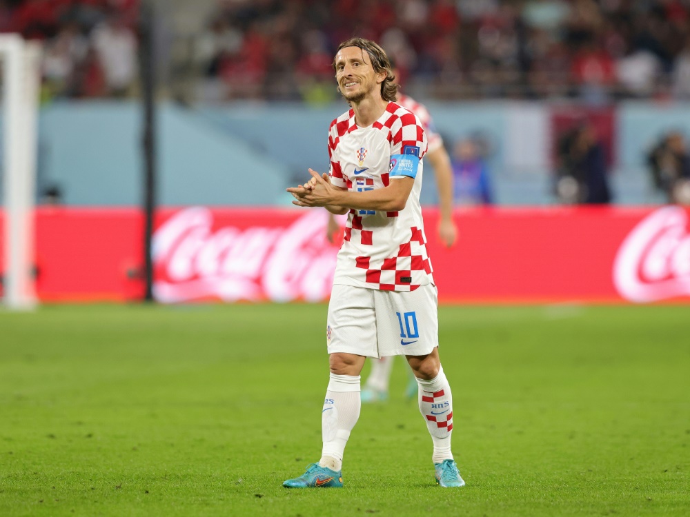 Modric will mindestens bis 2023 für Kroatien spielen (Foto: FIRO/FIRO/SID)