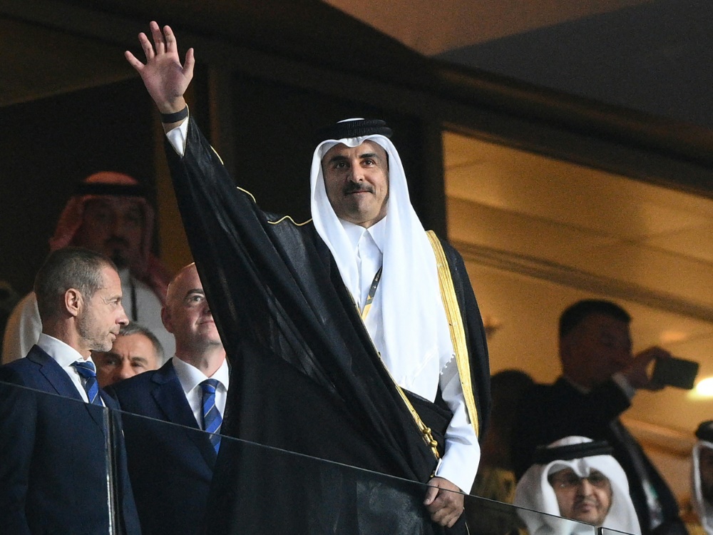Für Katars Emir war die Weltmeisterschaft ein Erfolg (Foto: AFP/SID/FRANCK FIFE)