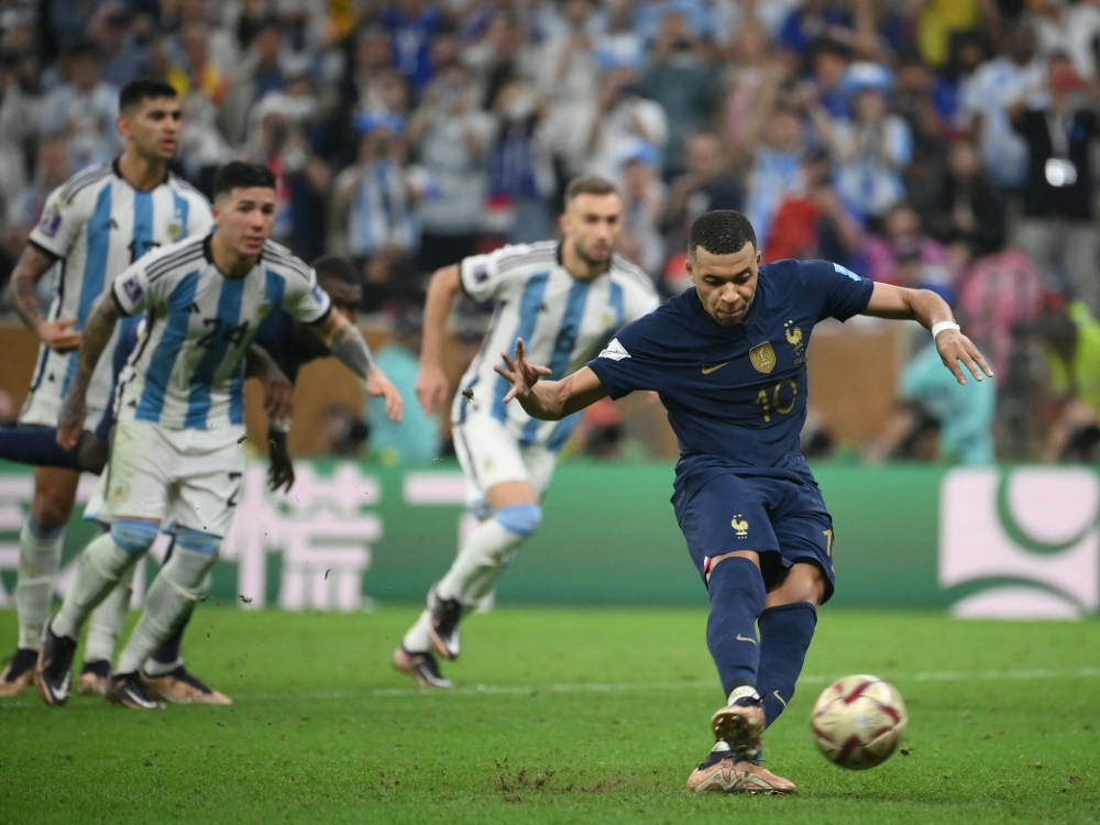 Das WM-Finale sorgt für Zuschauerrekorde in Frankreich (Foto: AFP/SID/FRANCK FIFE)