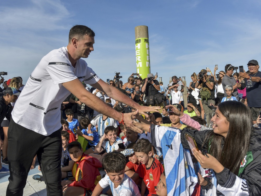 Martinez genießt das riesige Interesse in seiner Heimat (Foto: AFP/SID/MARA SOSTI)