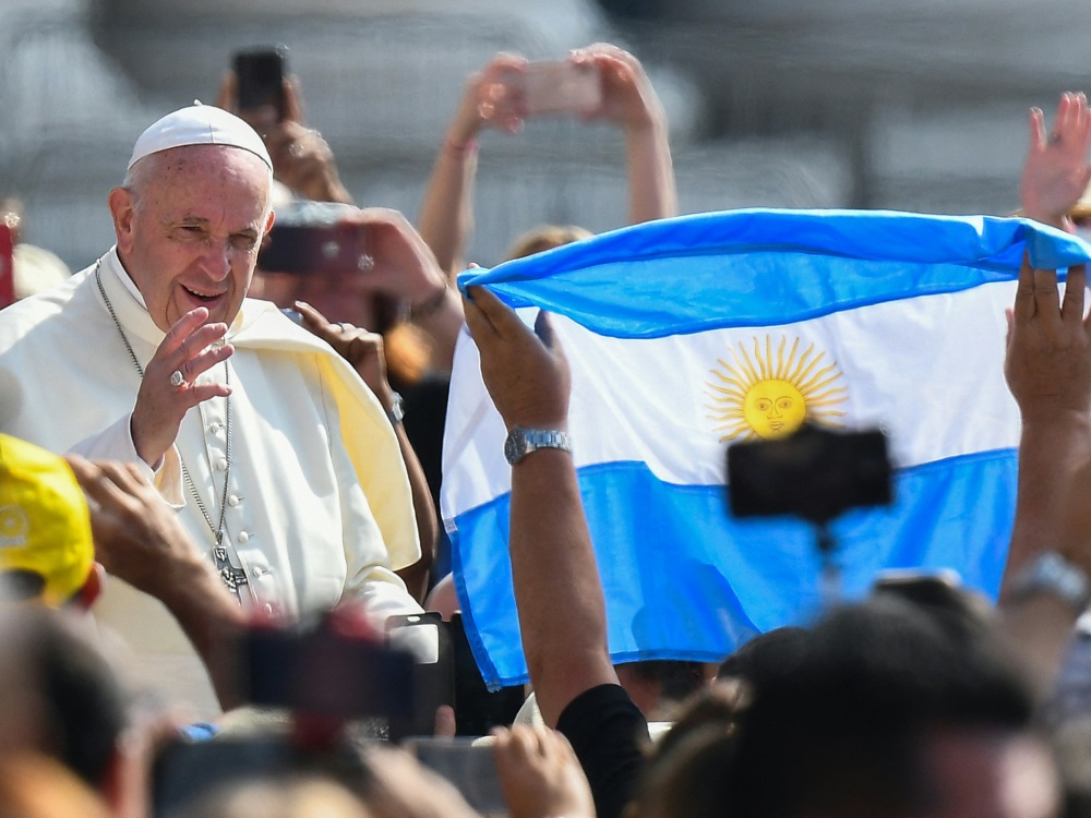 Wurde in Buenos Aires geboren: Papst Franziskus (Foto: AFP/SID/VINCENZO PINTO)