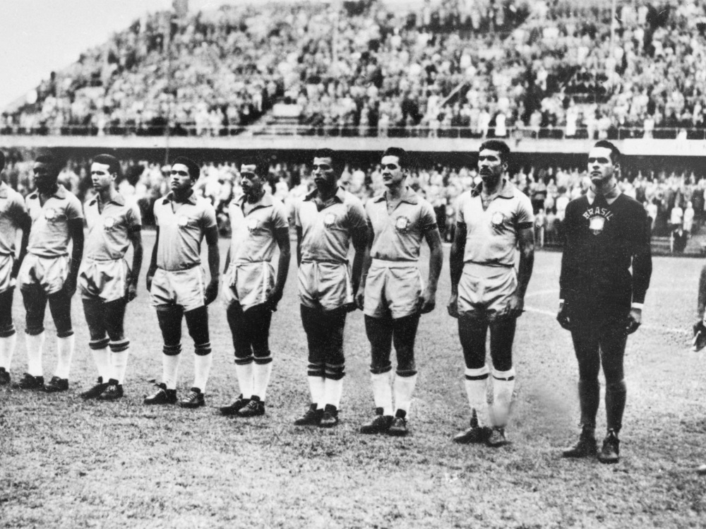 1958 wurde Brasilien erstmals Weltmeister (Foto: AFP/SID/-)