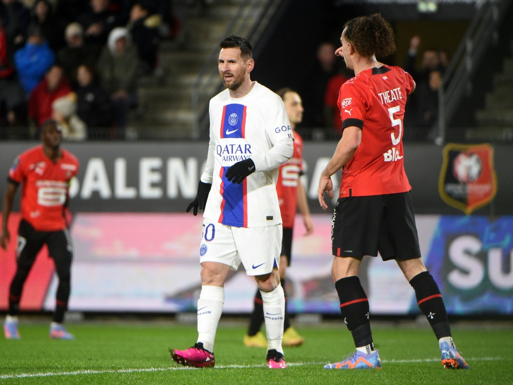 Niederlage für Superstar Lionel Messi und Paris (Foto: AFP/SID/Jean-Francois MONIER)