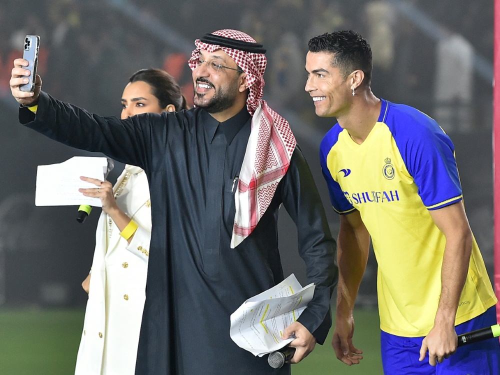 Der Al-Nassr-Wechsel hat Ronaldo viele Follower gekostet (Foto: AFP/SID/-)