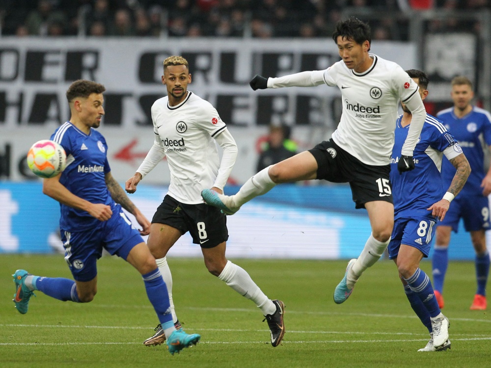 Schalke verliert auch in Frankfurt (Foto: AFP/SID/DANIEL ROLAND)