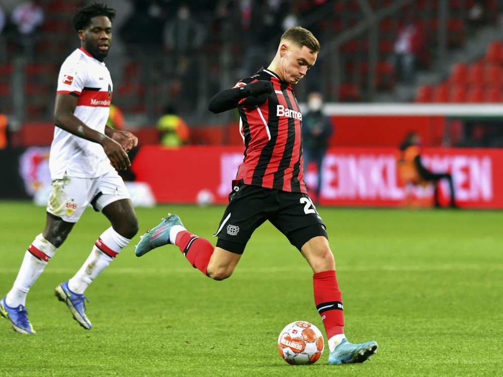 Florian Wirtz will wohl bei Leverkusen bleiben (Foto: AFP/SID/UWE KRAFT)