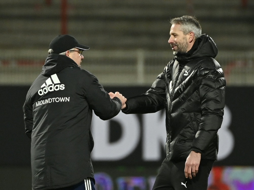 Unions Fischer lobt Leipzigs Coach Rose (Foto: AFP/SID/JOHN MACDOUGALL)